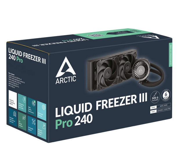 ARCTIC Liquid Freezer III Pro 240 2x120mm ACFRE00178A - 1353152 - zdjęcie 6